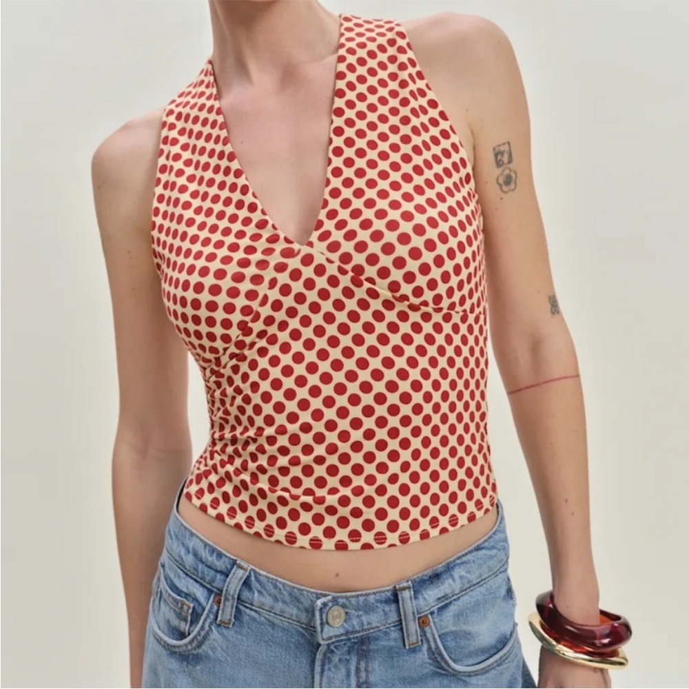 Reformation Bowie V-Neck Tank